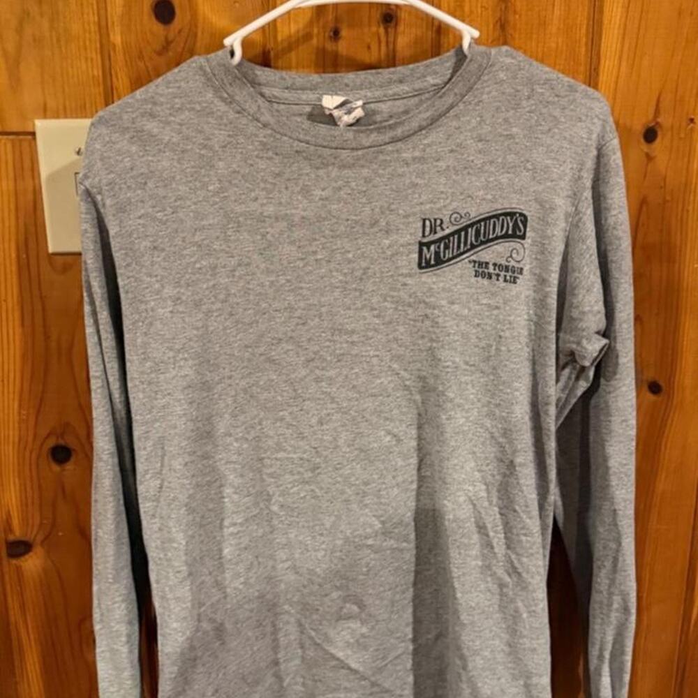 Grey long sleeve shirt